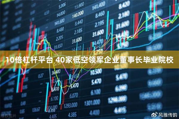 10倍杠杆平台 40家低空领军企业董事长毕业院校