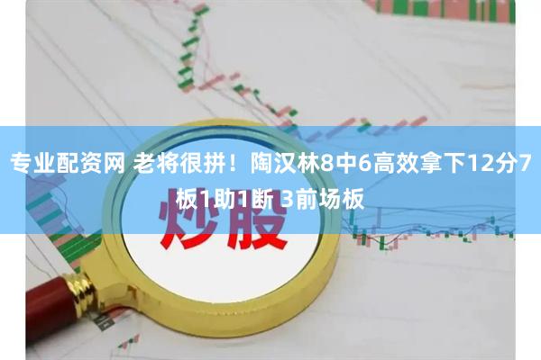 专业配资网 老将很拼！陶汉林8中6高效拿下12分7板1助1断 3前场板
